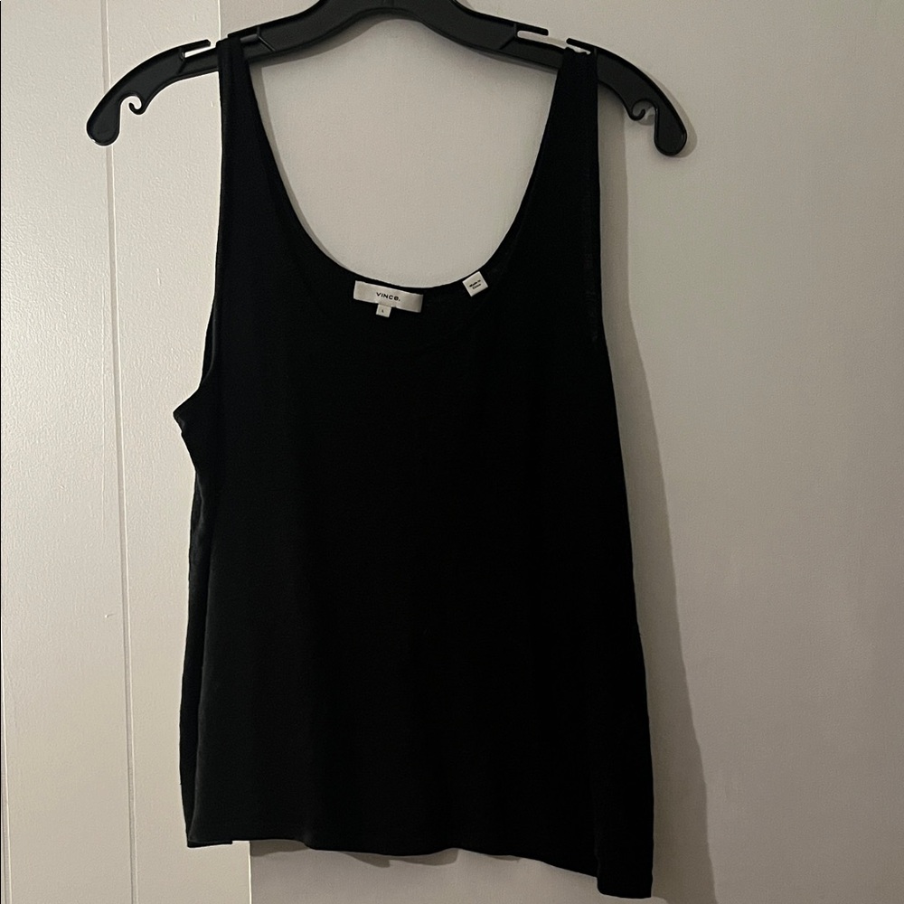 Vince Black Tank Top